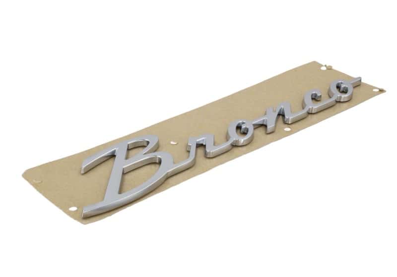 Ford Racing — Ford Racing 21-23 Bronco Script Fender Badge - Silver
Emblem - view 11