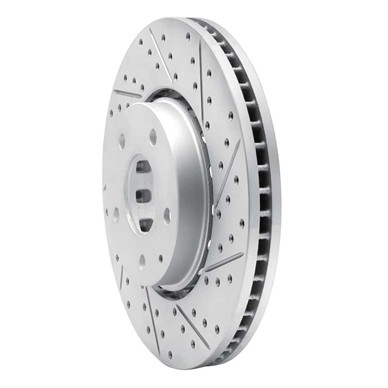 R1 Concepts — R1 16-25 Mazda Cx-5 Front Right Drilled & Slotted Geo-Carbon Rotor - view 2