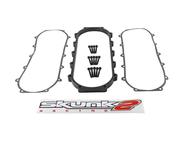 Skunk2 Racing — Skunk2 Ultra Series Honda/Acura Black RACE Intake Manifold 1 Liter Spacer (Inc Gasket & Hardware)
IntMnfSpcr - view 6
