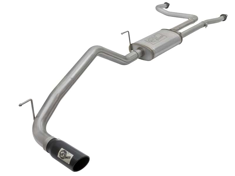 aFe — aFe MACHForce XP 2.5in Cat-Back Exhaust System w/ Black Tip Nissan Frontier 17-19 V8-5.6L
Cat-Back Exhaust - view 1