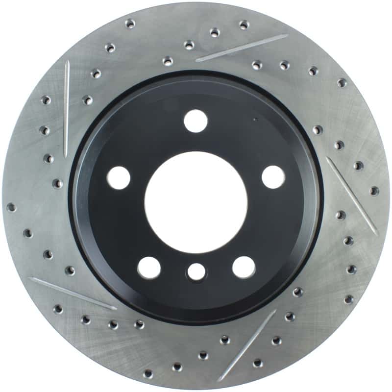 Stoptech — StopTech 12-16 BMW 335i Slotted & Drilled Rear Right Rotor
Disc Brake Rotor
Slot/Drill Rotor - view 1