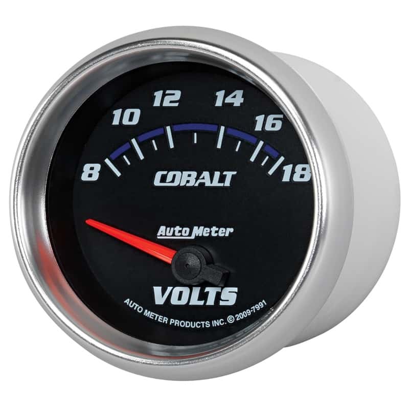 AutoMeter — AutoMeter Gauge Voltmeter 2-5/8in. 18V Electric Cobalt
GA 2.6" VOLT 18V CB - view 7