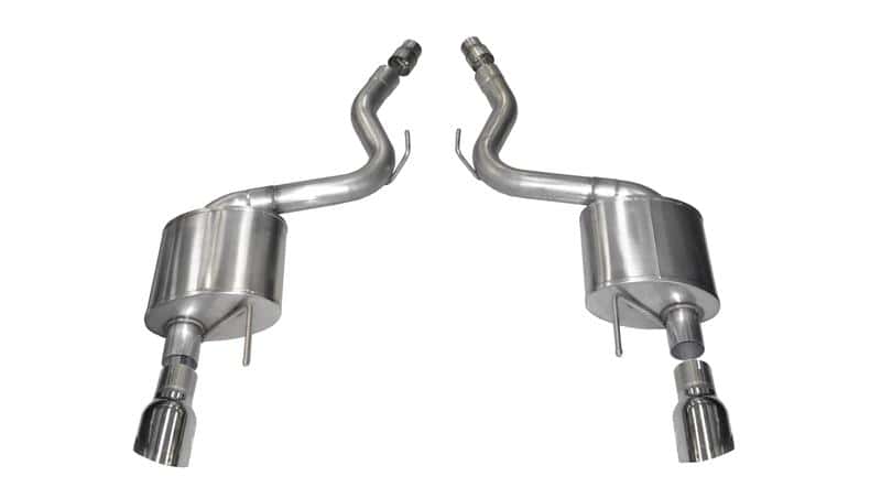 CORSA Performance — Corsa 2015-2017 Ford Mustang GT 5.0 3in Axle Back Exhaust Polish Dual 4.5in Tip Sport
Exhaust - view 2