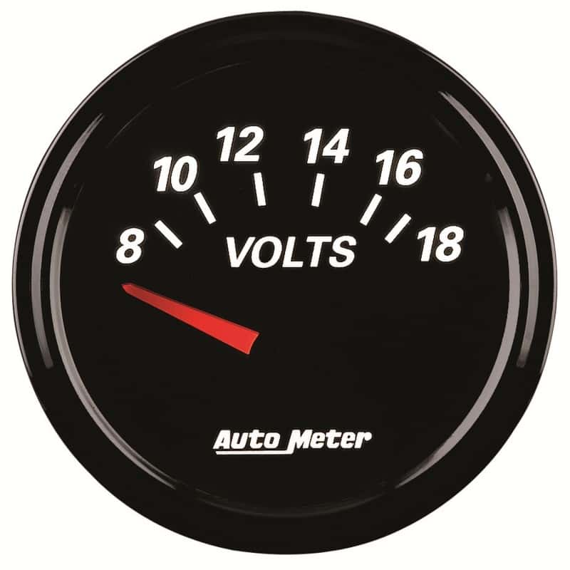 AutoMeter — Autometer Designer Black II 52mm 18V Voltmeter Gauge
GA 2" VOLT 18V DBII - view 10