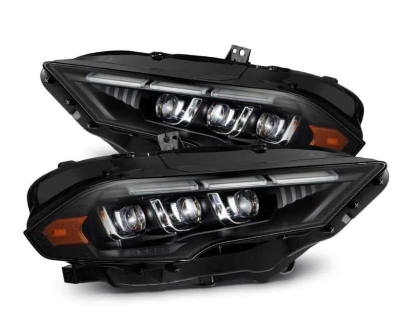 AlphaRex — AlphaRex 18-20 Ford Mustang NOVA LED Proj Headlights Black w/Activ Light/Seq Signal/Switch DRL
Projector Headlights - view 1