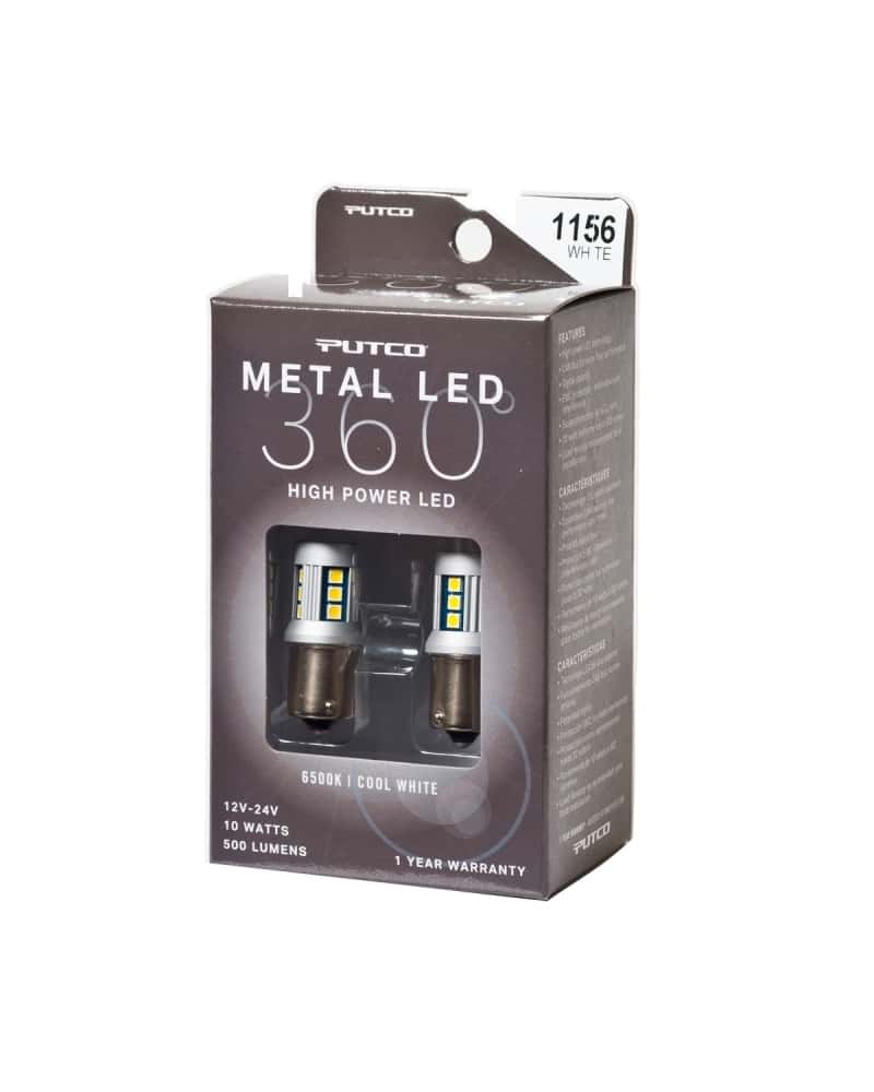 Putco — Putco 1156 - White Metal 360 LED
Bulb - view 3