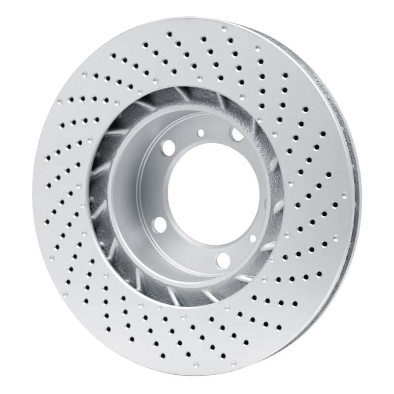 DFC — DFC 09-23 Porsche 718 Cayman Left Front Drilled GeoSPEC Coated Rotor
DFC Brake Rotor - view 4