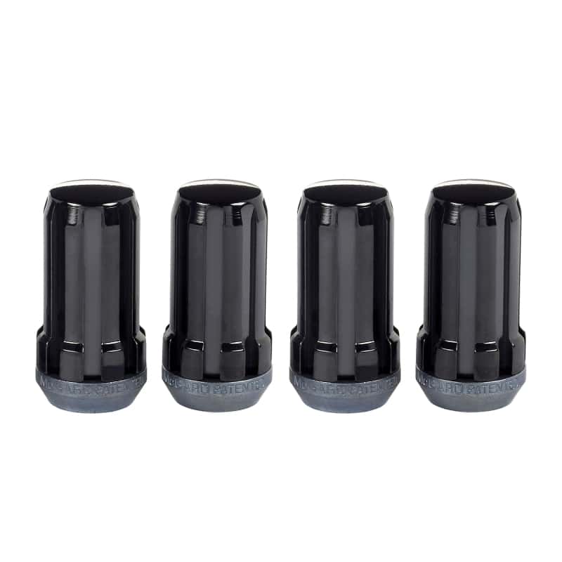 McGard — McGard SplineDrive Lug Nut (Cone Seat) M14X1.5 / 1.935in. Length (4-Pack) - Black (Req. Tool) - view 1