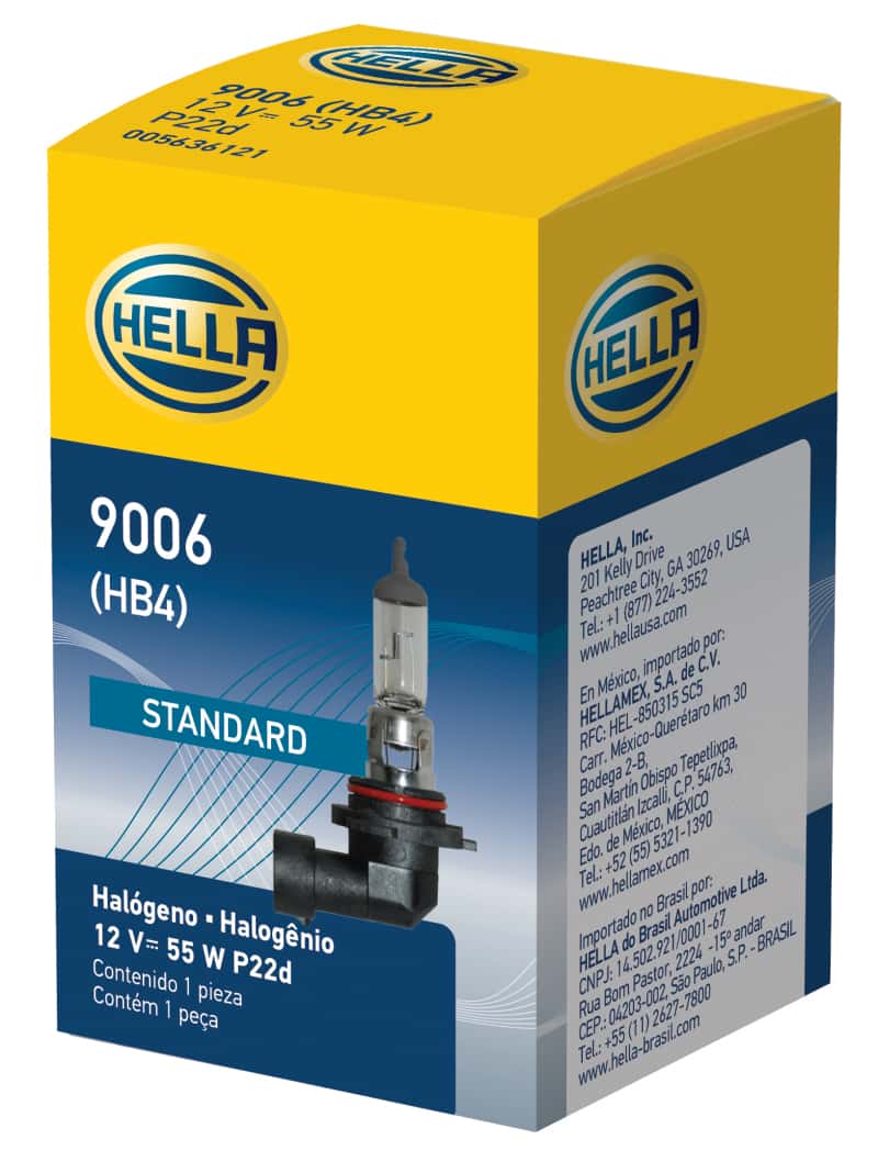 Hella — Hella 9006 12V 55W Halogen Bulb
9006 Halogen Bulb - view 6