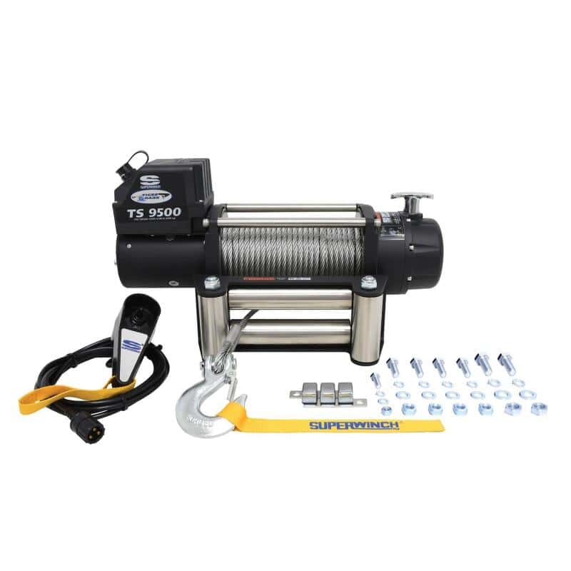 Superwinch — Superwinch 9500 LBS 12V DC 11/32in x 95ft Steel Rope Tiger Shark 9500 Winch
Winch - view 15