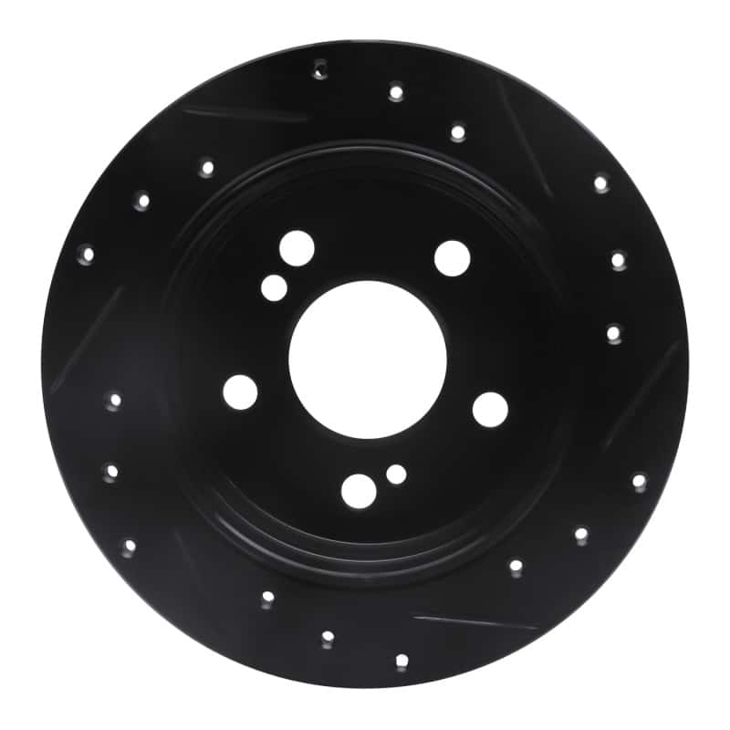 R1 Concepts — R1 83-95 Mercedes-Benz 300CE Rear Left Drilled & Slotted Black Brake Rotor
R1 Brake Rotor Drill - view 5