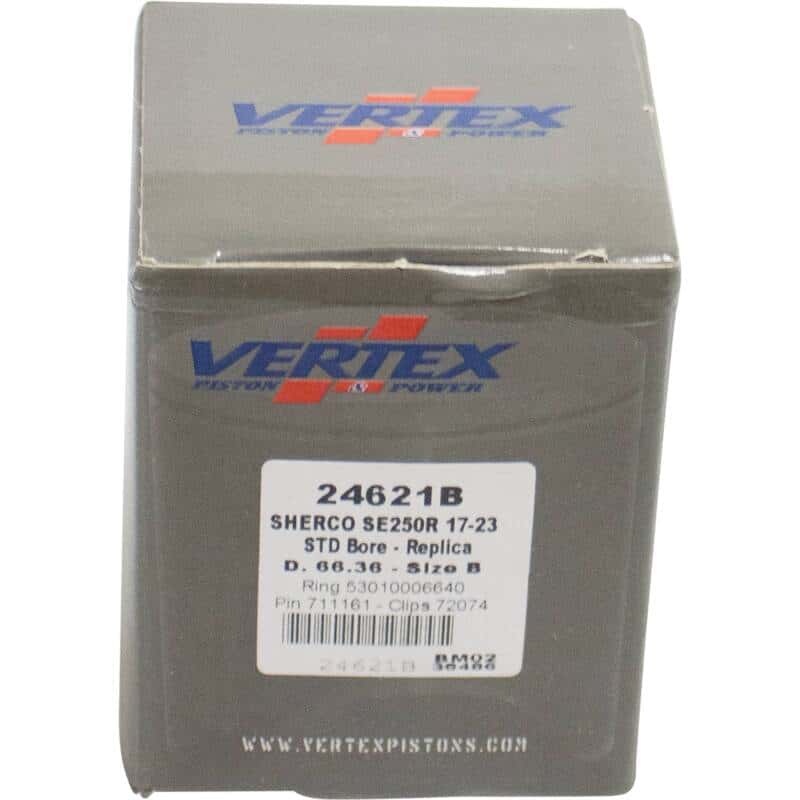 Vertex Pistons — Vertex Piston 17-24 Sherco SE-R 250 250cc Cast Replica Piston Kit - view 5