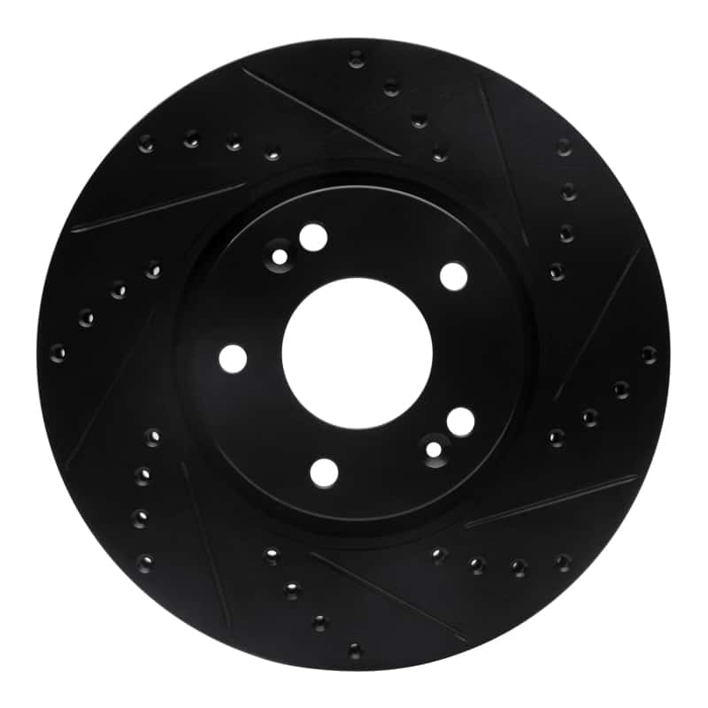 R1 Concepts — R1 12-16 Kia Sportage (USA/Canada) Front Right Drilled & Slotted Black Brake Rotor
R1 Brake Rotor Drill - view 1