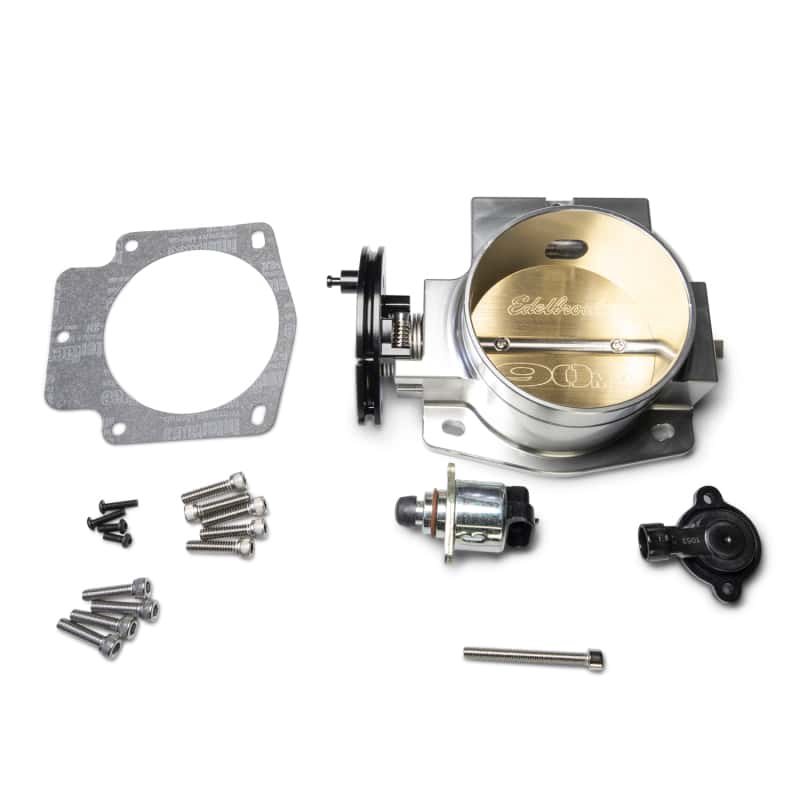 Edelbrock — Edelbrock Pro Flo XT 90mm Throttle Body - Satin Finish - view 2