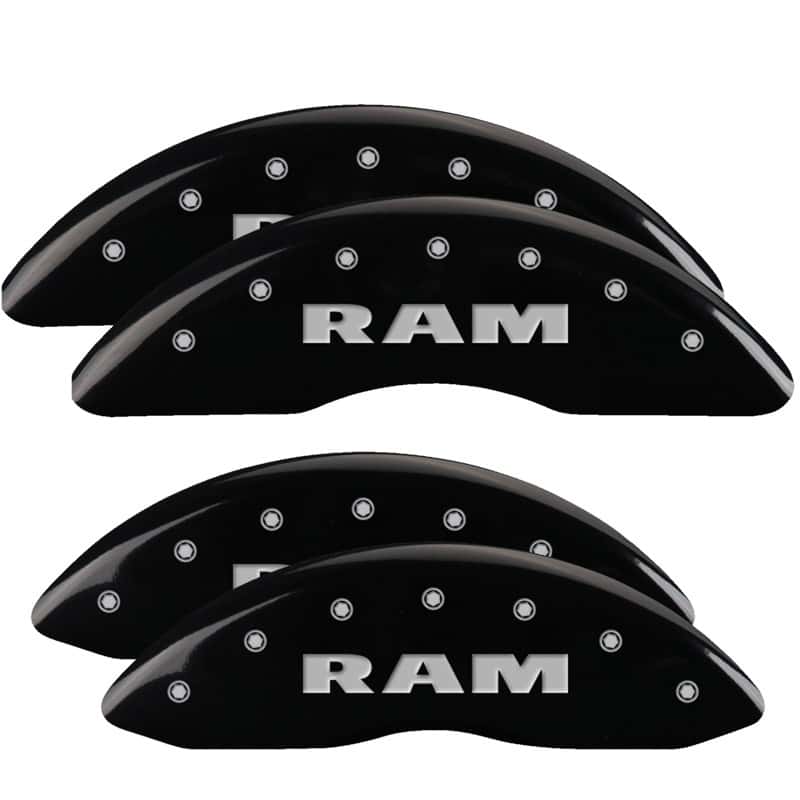 MGP — MGP 4 Caliper Covers Engraved Front & Rear RAM Black finish silver ch
Caliper Covers - view 1