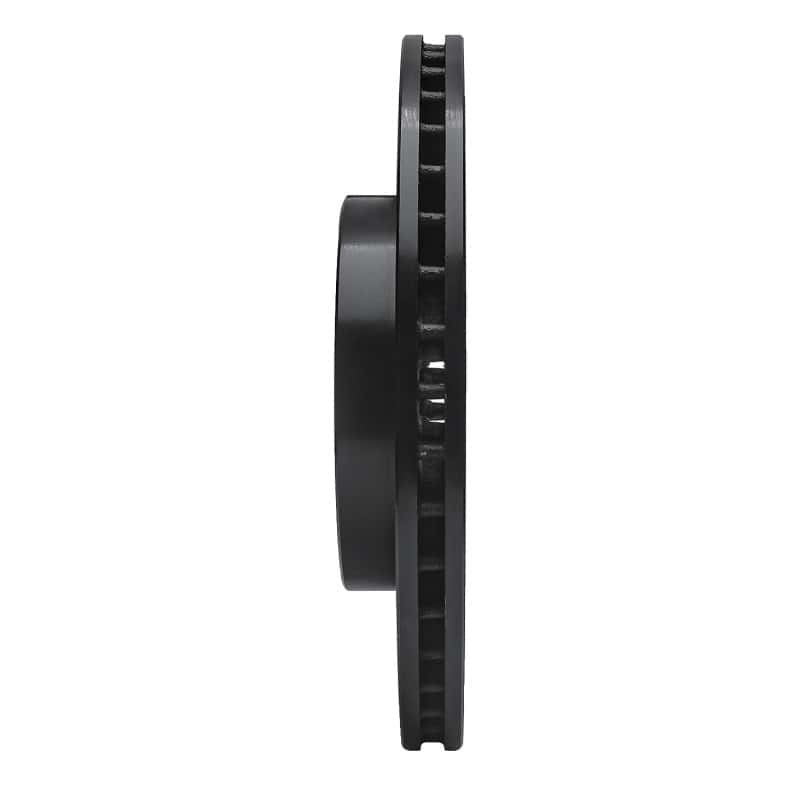 R1 Concepts — R1 91-01 Acura Integra Front Right Drilled & Slotted Black Brake Rotor
R1 Brake Rotor Drill - view 3
