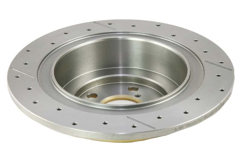 DBA — DBA 03-06 Subaru Baja Rear Street Series Drilled & Slotted Rotor w/Gold Hat
X Street Series
Brake Rotor - view 2
