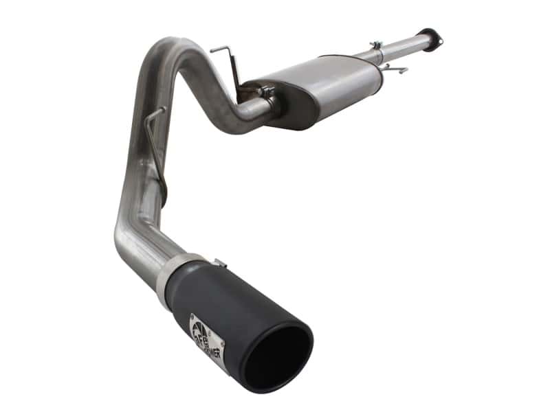 aFe — aFe MACHForce XP Exhausts Cat-Back SS 409 EXH Wrinkle Black CB Ford F-150 11-12 V6-3.5L (tt)
Cat-Back Exhaust - view 1