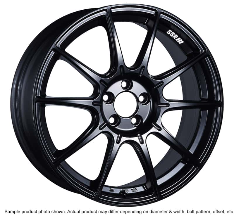 SSR — SSR GTX01 17x8 5x114.3 45mm Offset Flat Black Wheel - view 2
