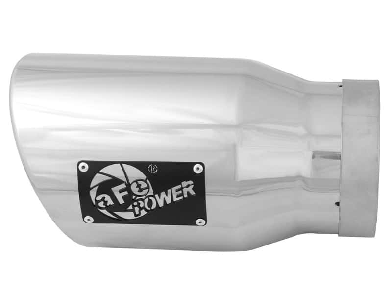 aFe — aFe Diesel Exhaust Tip Bolt On Black 5in Inlet x 7in Outlet x 12in - Right
Exhaust Tip Polished - view 2