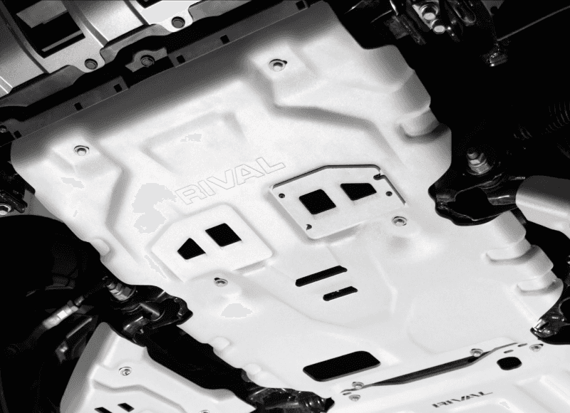 Rival 4x4 — Rival 24-26 Toyota Tacoma Toyota 4Runner Toyota Land Cruiser Aluminum Engine Skid Plate - view 3