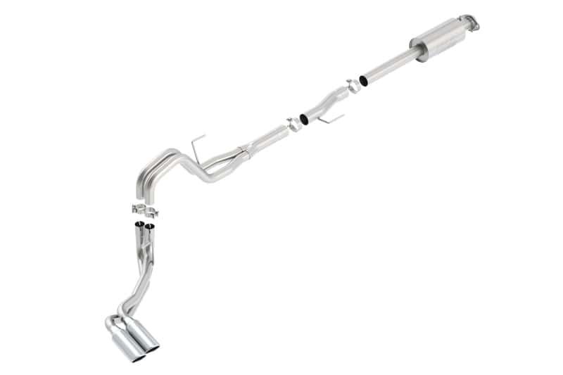 Borla — Borla 15-16 Ford F-150 3.5L EcoBoost Ext. Cab Std. Bed Catback Exhaust ATAK Truck Side Exit
Cat-Back System
ExhstSysKt - view 3
