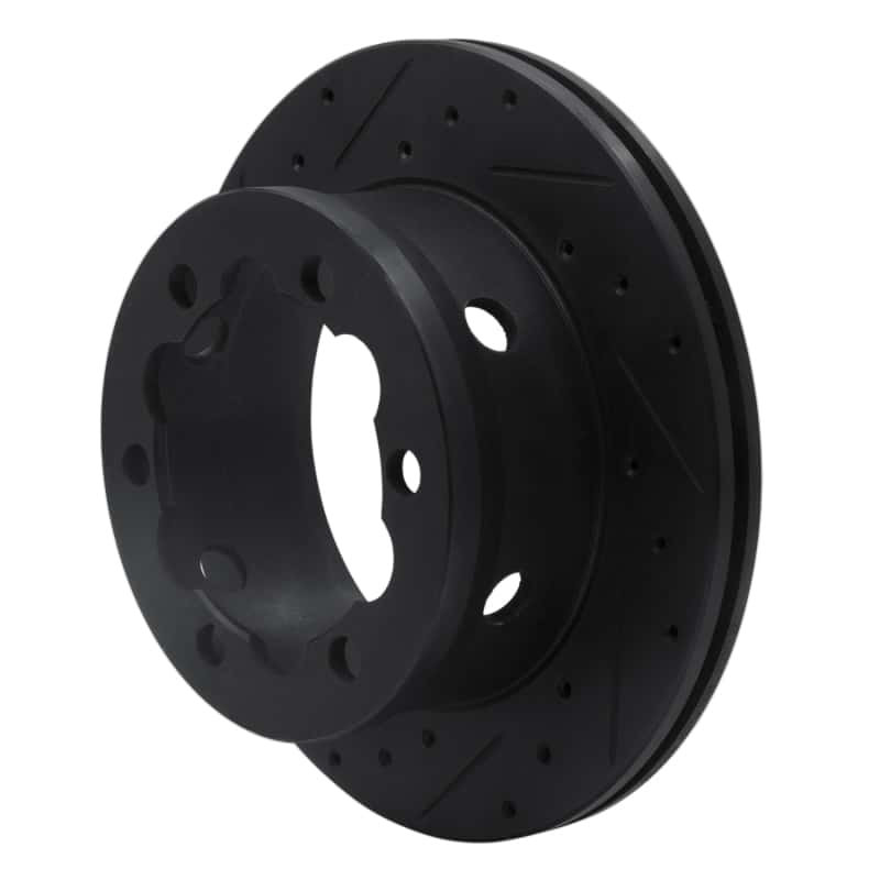 R1 Concepts — R1 02-06 Dodge Sprinter 3500 Rear Left Drilled & Slotted Black Brake Rotor
R1 Brake Rotor Drill - view 2