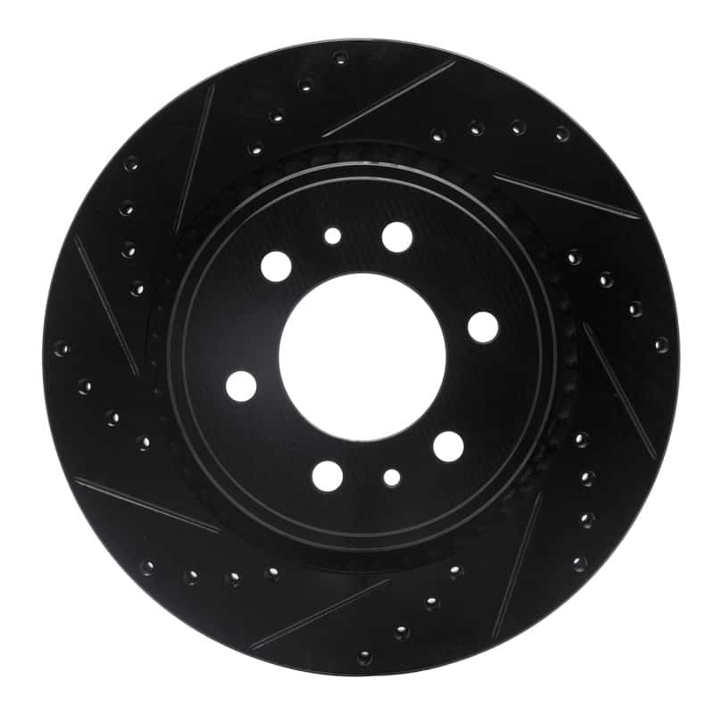 R1 Concepts — R1 07-21 Ford Expedition Front Left Drilled & Slotted Black Brake Rotor
R1 Brake Rotor Drill - view 1