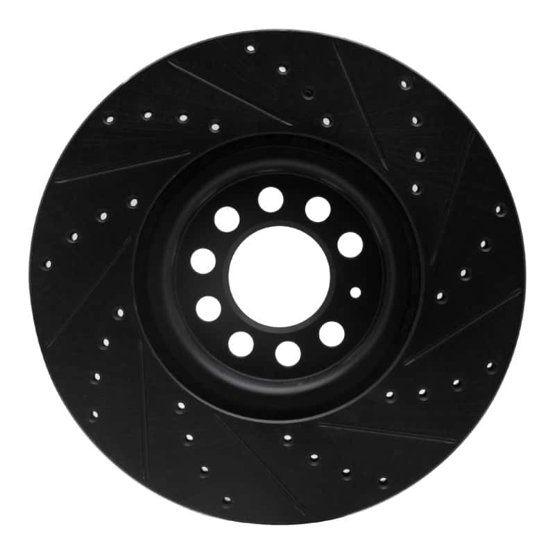 R1 Concepts — R1 00-06 Audi TT Quattro Front Left Drilled & Slotted Black Brake Rotor
R1 Brake Rotor Drill - view 5