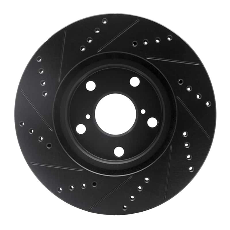 R1 Concepts — R1 06-15 Lexus GS300 Left Front Drilled & Slotted Black Brake Rotor
R1 Brake Rotor Drill - view 5