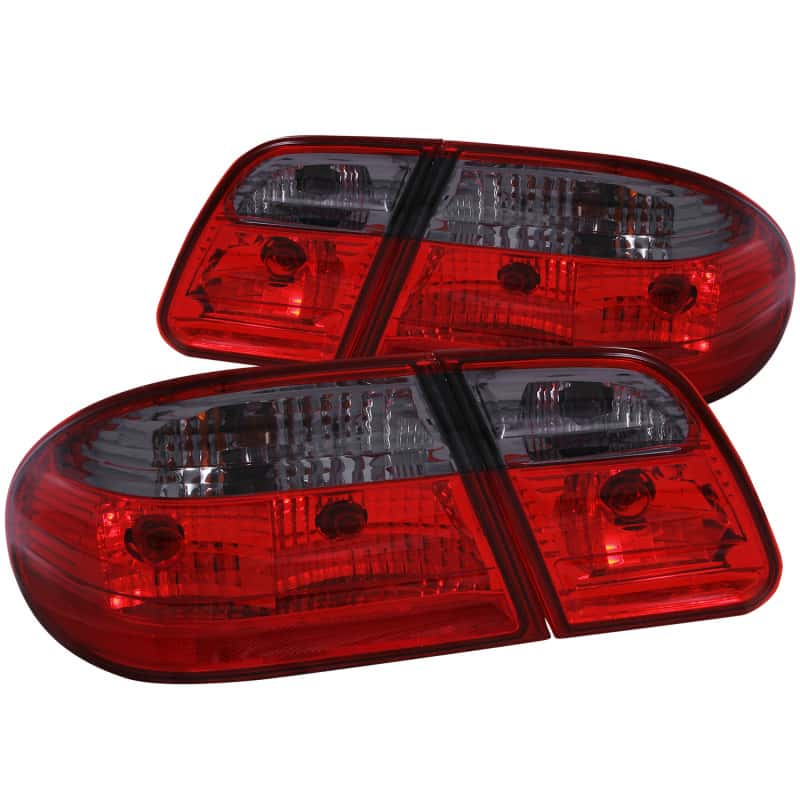 ANZO — ANZO 1996-2002 Mercedes Benz E Class W210 Taillights Red/Smoke G2
TailLightSet - view 1