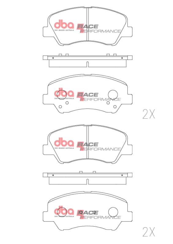 DBA — DBA 11-16 Hyundai Accent Front RP Performance Brake Pads
Brake Rotor - view 1