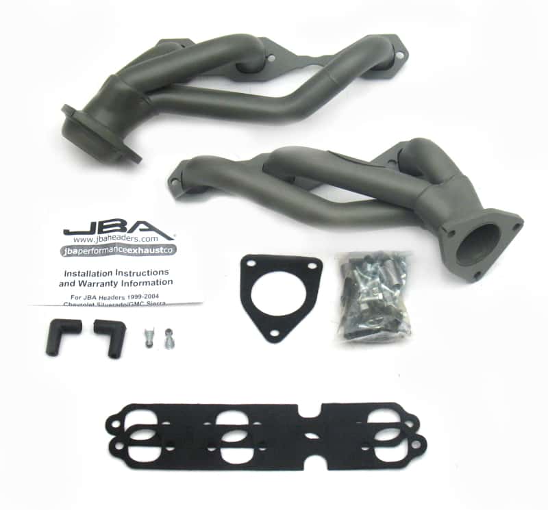 JBA — JBA 03-13 GM Truck 4.3L V6 1-1/2in Primary Ti Ctd Cat4Ward Header
Exhaust Header - view 1