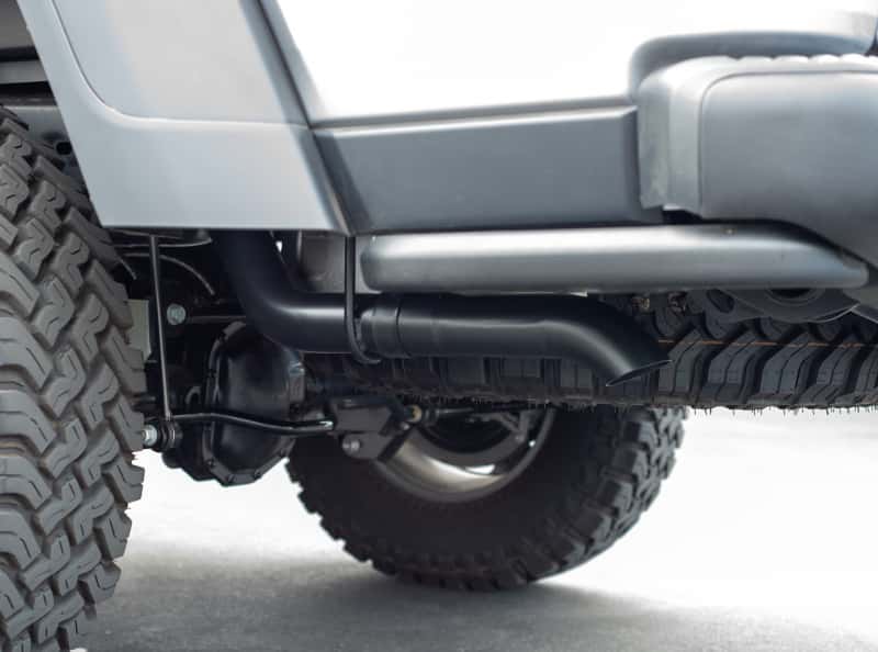 Borla — Borla 2020 Jeep Gladiator JT 3.6L V6 AWD 2.75in Touring Climber Black Turndown Tip & Over-Axle
Cat-Back System - view 3