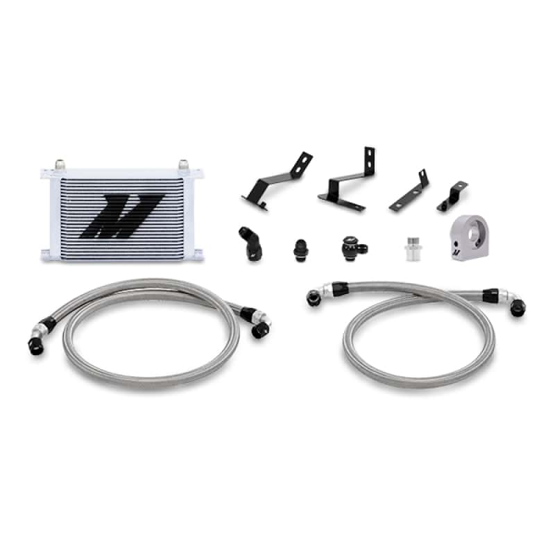 Mishimoto — Mishimoto 2016+ Chevy Camaro Oil Cooler Kit - Silver - view 1