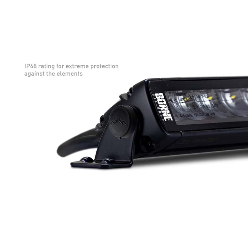 Borne Off-Road — Borne Off-Road Light Bar Single Row Straight 10in - view 4