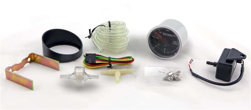 Turbosmart — Turbosmart Vacuum/Boost Gauge 30psi 52mm - 2 1/16 (Stepper Motor)
Gauge - view 1
