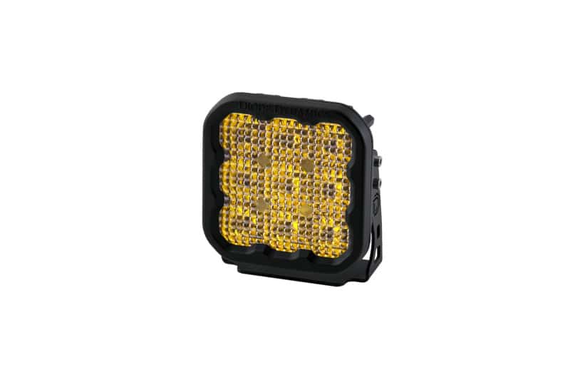 Diode Dynamics — Diode Dynamics SS5 LED Pod Sport - Yellow Flood (Single) - view 1