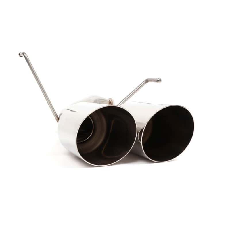 BLOX Racing — BLOX Racing 2022+ WRX Muffler Delete / Axle Back Single Wall 4in - Polished Tips - view 6
