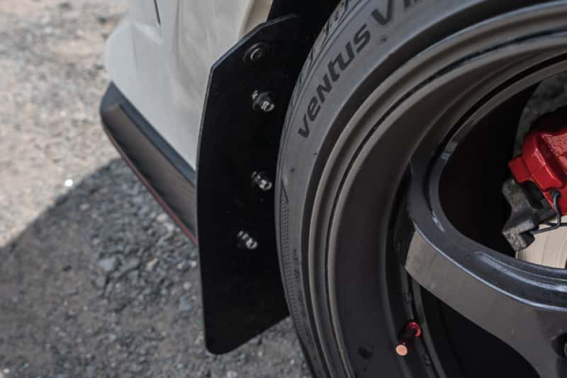 Rally Armor — Rally Armor 17-22 Honda Civic Type R Black UR Mud Flap w/Red Logo
Mud Flap - view 4