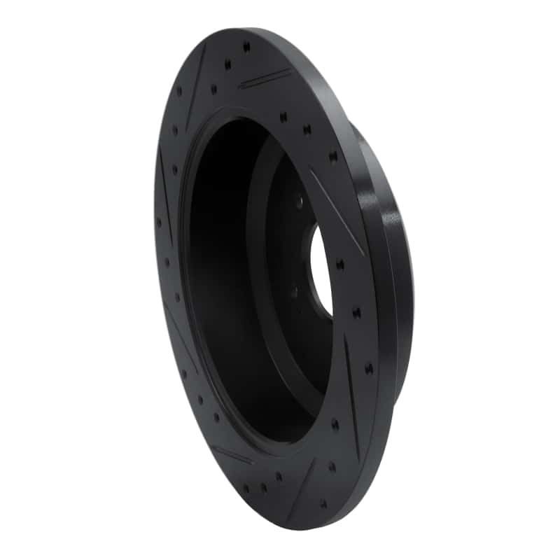 R1 Concepts — R1 07-12 Hyundai Veracruz Rear Right Drilled & Slotted Black Brake Rotor
R1 Brake Rotor Drill - view 4