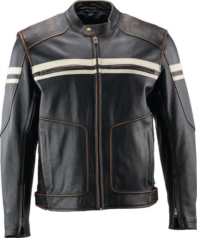 Kuryakyn — Kuryakyn Leather By River Road Hoodlum Vintage Leather Jacket Black - Small - view 1