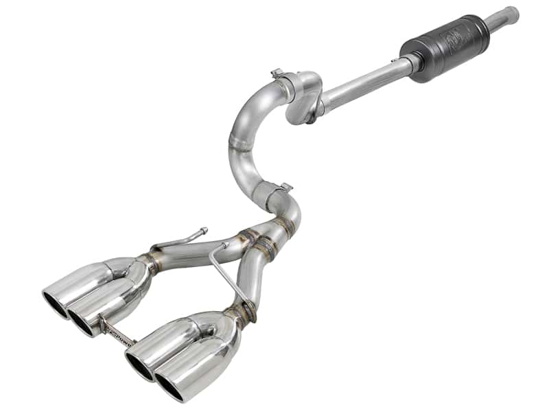 aFe — aFe Rebel Series 2.5in 304 SS Cat-Back Exhaust w/ Polished Tip 18-20 Jeep Wrangler (JL)
Cat-Back Exhaust - view 1
