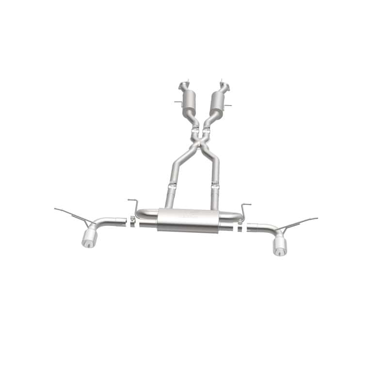 Magnaflow — MagnaFlow Cat-Back SS 2.5in Dual Split Rear 4in Black Tip 11-16 Jeep Grand Cherokee 5.7L V8/3.6L V6
Cat-Back - view 22