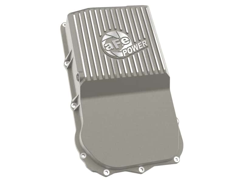 aFe — aFe POWER 18-25 Jeep Wrangler (JL) 850RE/8HP70/8HP75 Transmission Pan - Raw w/ Machined Fins
Transmission Pan - view 2