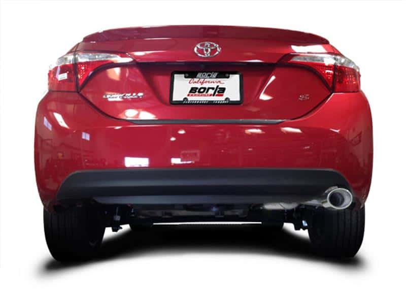 Borla — Borla 14-17 Toyota Corolla S 1.8L AT/MT FWD 4Dr S-Type Single Oval Rolled Angle-Cut Rear Sec Exhaust
Axle-Back System
ExhstSysKt - view 2