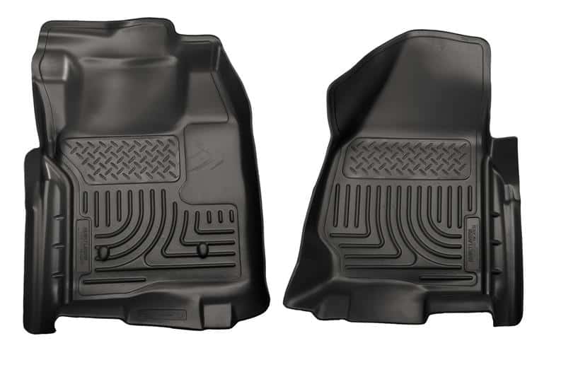 Husky Liners — Husky Liners 11-12 Ford SuperDuty Regular Cab WeatherBeater Black Floor Liners
Floor Liners - view 2