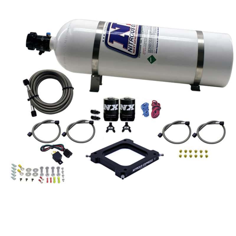 Nitrous Express — Nitrous Express 4500 Assassin Plate Stage 6 Nitrous Kit (50-300HP) w/15lb Bottle
Injection System Kit
N2OSys - view 1