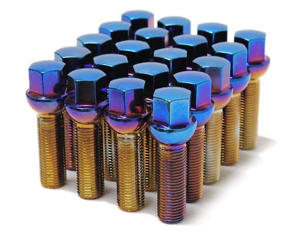 Wheel Mate — Wheel Mate Mevius Lug Bolt Set of 20 - Black 14x1.50 50mm Cone 60 DEG TAP - view 3