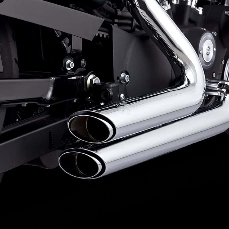 Vance and Hines — Vance & Hines 12-17 Harley-Davidson Softail Shortshots Staggered PCX Full System Exhaust - view 2